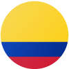 Bandeira da Colômbia Circular