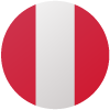 Bandeira do Peru Circular