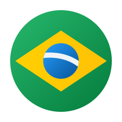 Bandeira do Brasil Circular